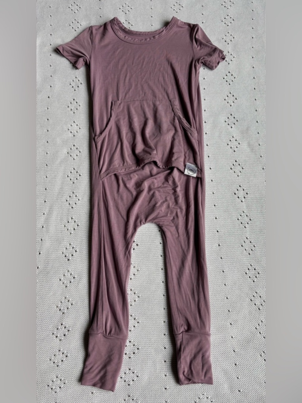 Kids One-Piece Romper - Mauve